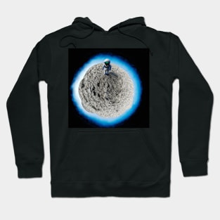 Astronaut on tiny planet Hoodie